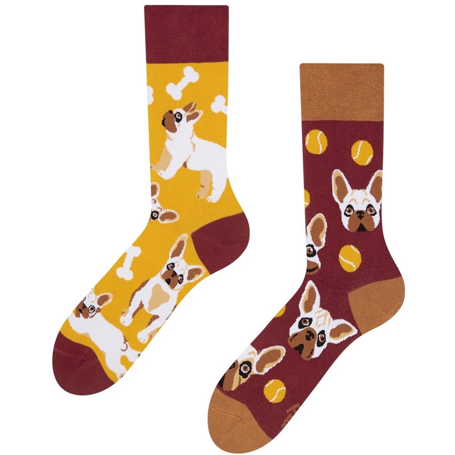 Good Mood adult socks - FRENCH BULLDOG, size 35-38