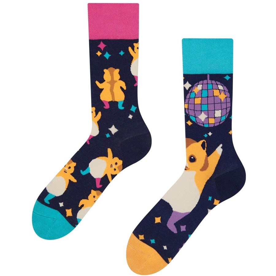 Good Mood adult socks - PARTY HAMSTER, size 35-38