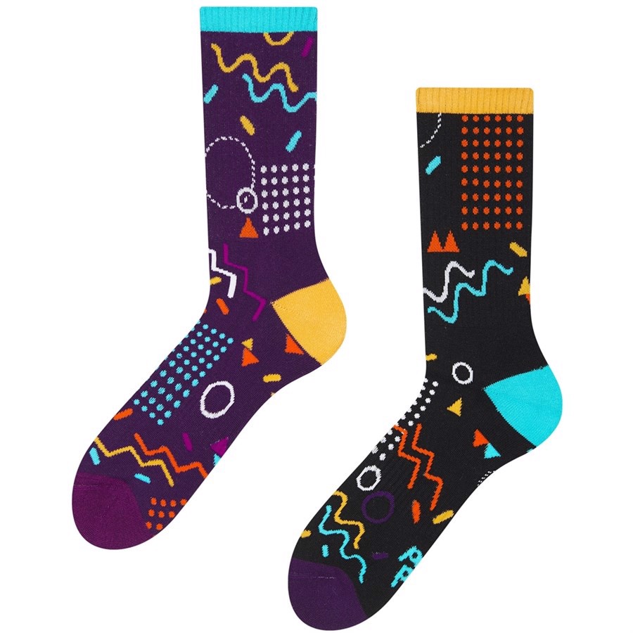 RETRO GEOMETRY Good Mood Sports socks