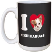 I Love Chihuahuas Ceramic mug