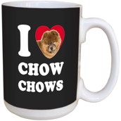 I Love Chow Chows Ceramic mug