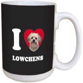 I Love Lowchens Ceramic mug