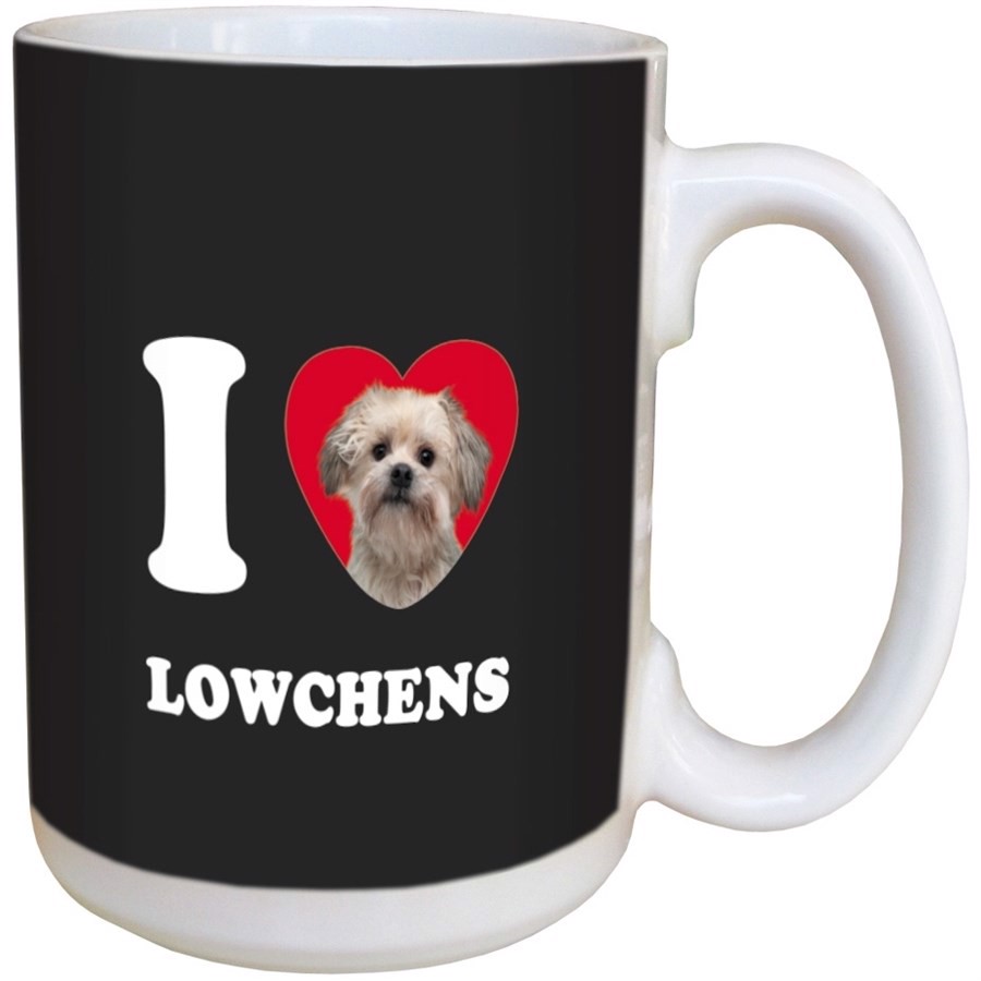 I Love Lowchens Ceramic mug