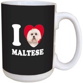I Love Maltese Ceramic mug