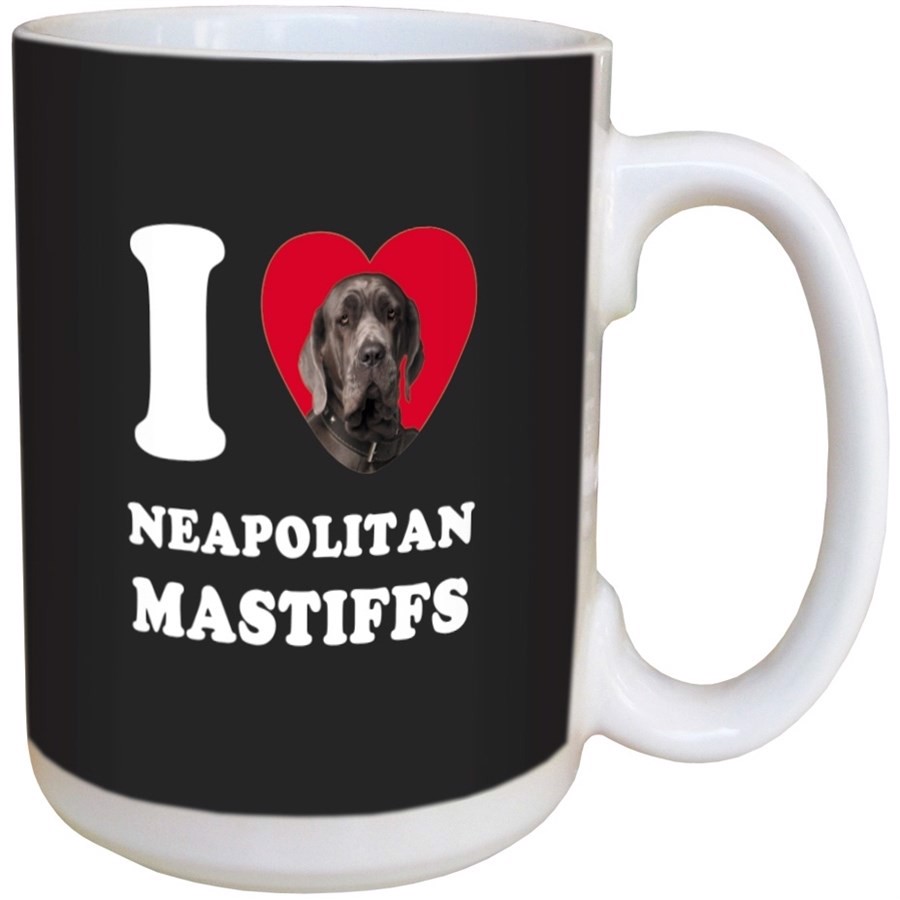 I Love Neapolitan Mastiff Ceramic mug