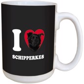 I Love Schipperkes Ceramic mug