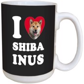 I Love Shiba Inus Ceramic mug