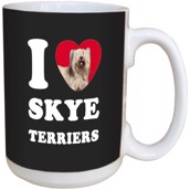 I Love Skye Terriers Ceramic mug