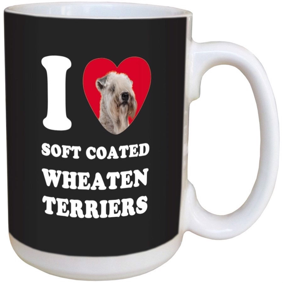 I Love Wheaten Terriers Ceramic mug