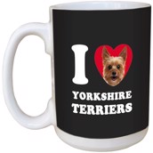 I Love Yorkshire Terriers Ceramic mug