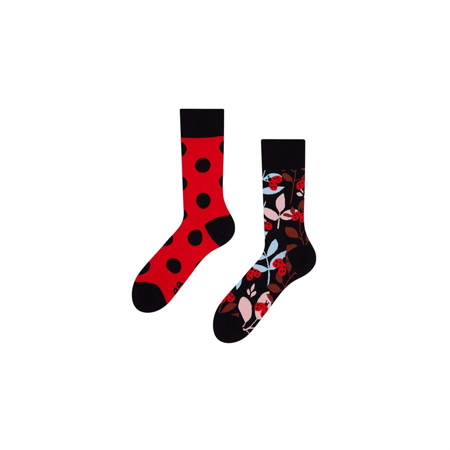 Good Mood adult socks - LADYBUG, size 35-38
