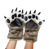 Wolf Paw Mitts, Adult Large