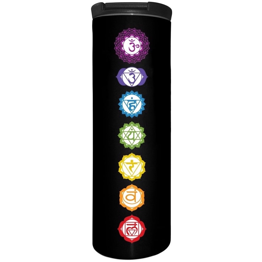 Chakras On Black Barista Tumbler 4,8 dl.