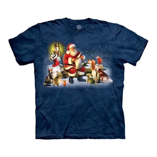 Santas List t-shirt, Adult XL