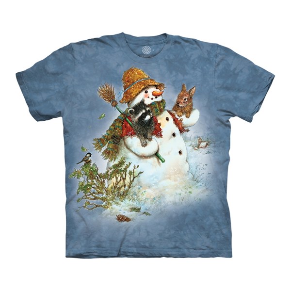 Snowman t-shirt, Adult Small