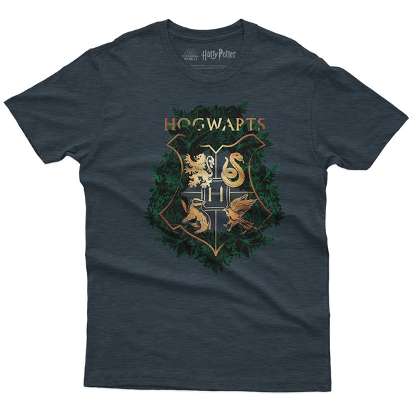 Golden Hogwarts Crest, T-shirt Adult