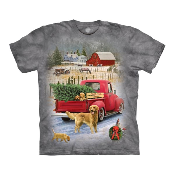 Tree Farm Pups t-shirt, Adult Large