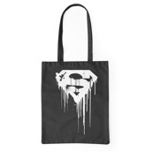 Canvas Bag - SUPERMAN BLACK AND WHITE LOGO
