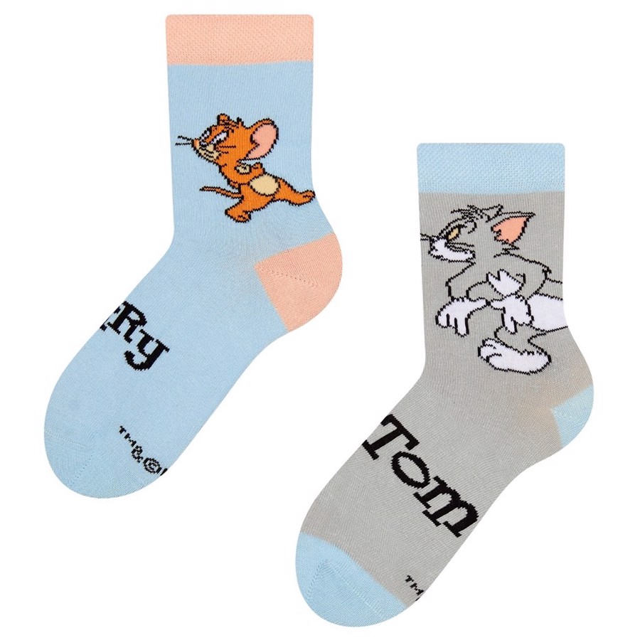 Looney Tunes kids socks - TRAP TOM & JERRY, size 27-30