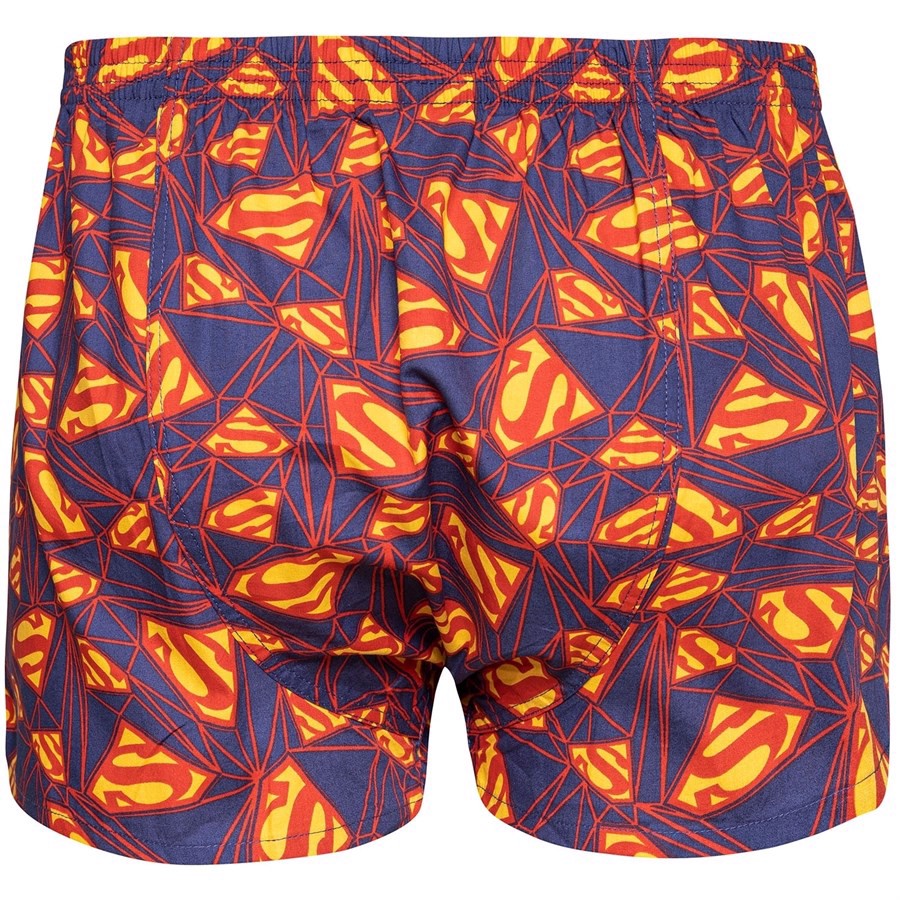 DC Comics Mens Loose Boxers - SUPERMAN LOGO