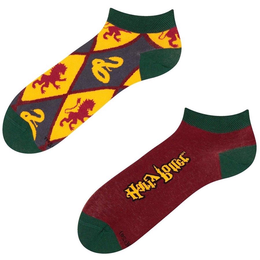 Harry Potter adult low socks - GRYFFINDOR VS. SLYTHERIN