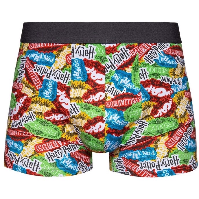 Harry Potter Mens Fitted Trunks - SPELLS