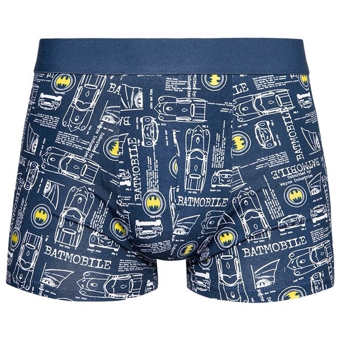 DC Comics Mens Fitted Trunks - BATMOBILE