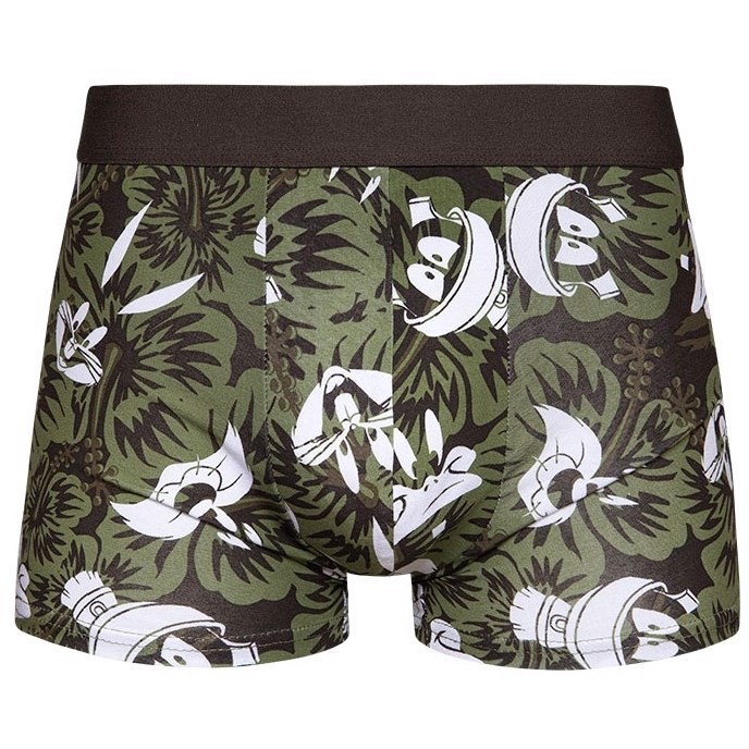 Looney Tunes Mens Fitted Trunks - DAFFY DUCK MARVIN MARTIAN