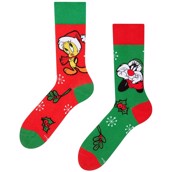 Looney Tunes adult socks - SYLVESTER/TWEETY CHRISTMAS