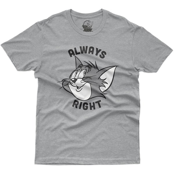 Always Right Tom & Jerry T-shirt, Adult
