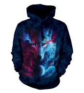 Where Light & Dark Meet adult hoodie, Large