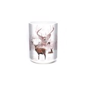 Wintertime Deer Ceramic Mug