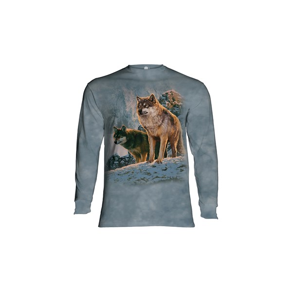 Wolf Couple Sunset long sleeve