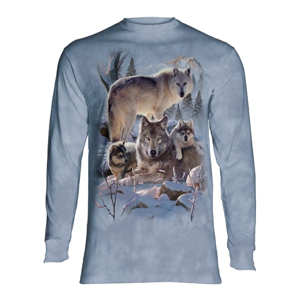Wolf Family Mountain long sleeve