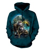 Wolf Lookout adult hoodie, Small