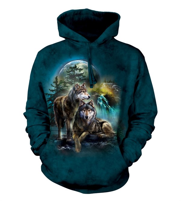 Wolf Lookout adult hoodie