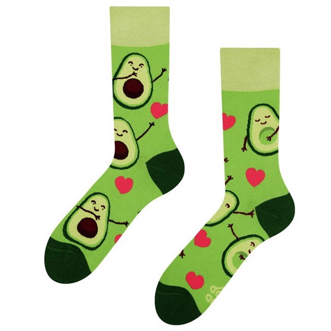 Good Mood adult socks - AVOCADO LOVE