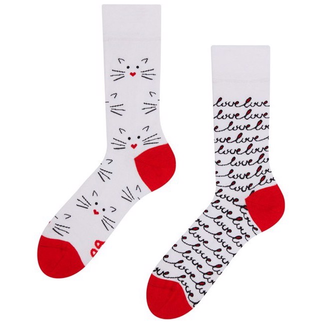 Good Mood adult socks - CAT LOVE