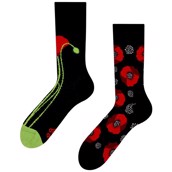 Good Mood adult socks - POPPY FLOWER