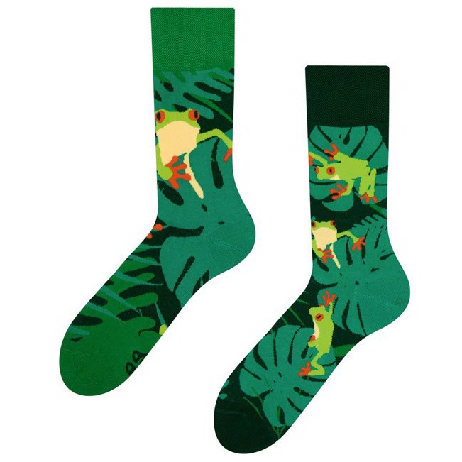 Good Mood adult socks - FROGS, size 39-42