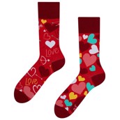 Good Mood adult socks - HEARTS, size 43-46