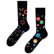 Good Mood adult socks - NEON DOTS, size 43-46