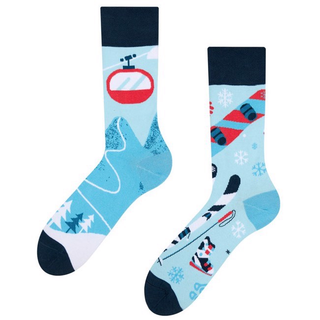 Good Mood adult socks - SKIING, size 39-42