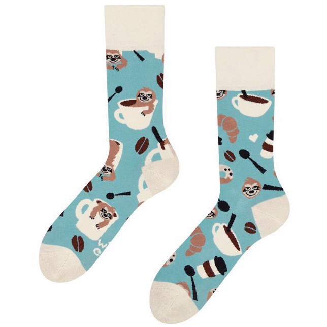Good Mood adult socks - SLOTH IN CUP