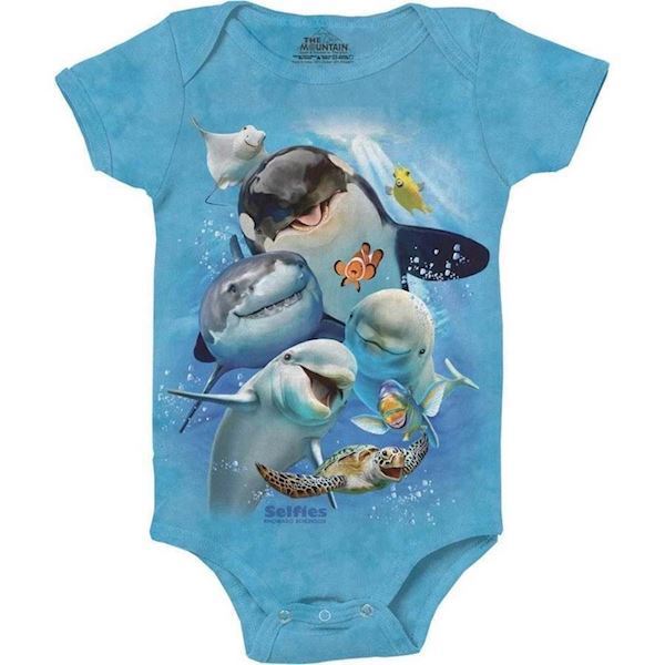 The Mountain bodystocking - body med havdyr