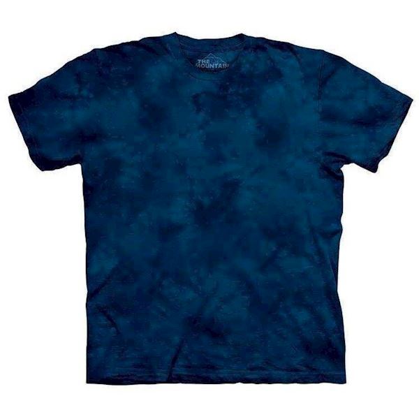 Indigo Mottled Dye t-shirt, Adult Medium