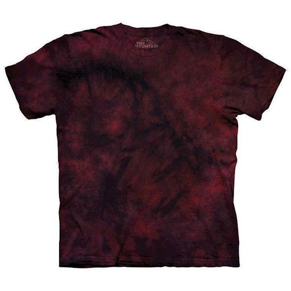 Red Rich Mottled Dye t-shirt, Adult Medium