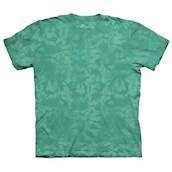 Teal Mottled Dye t-shirt, Adult Large