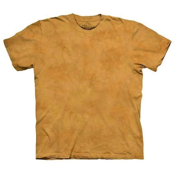 Yellow Gourd Mottled Dye t-shirt, Adult Medium