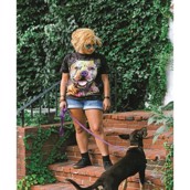 T-shirt med Pit Bull